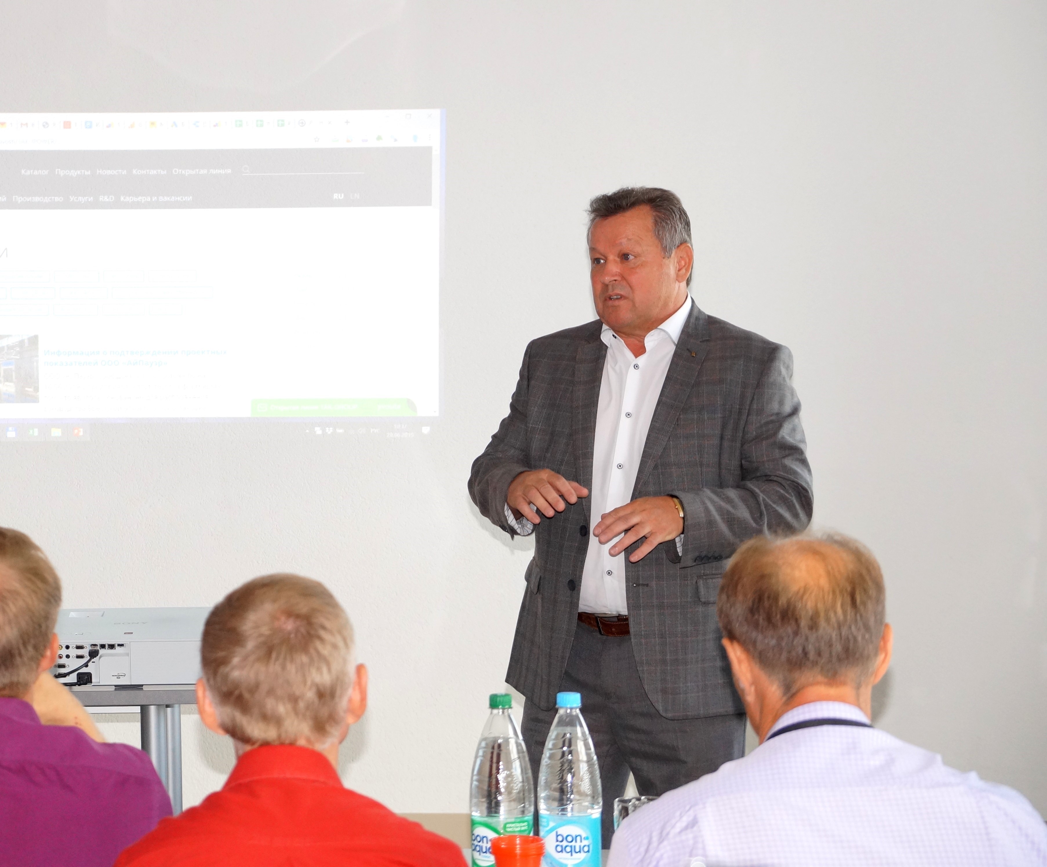 На ООО «АйПауэр» состоялась встреча с топ-менеджментом предприятий, входящих в СЭЗ «Брест» - 4